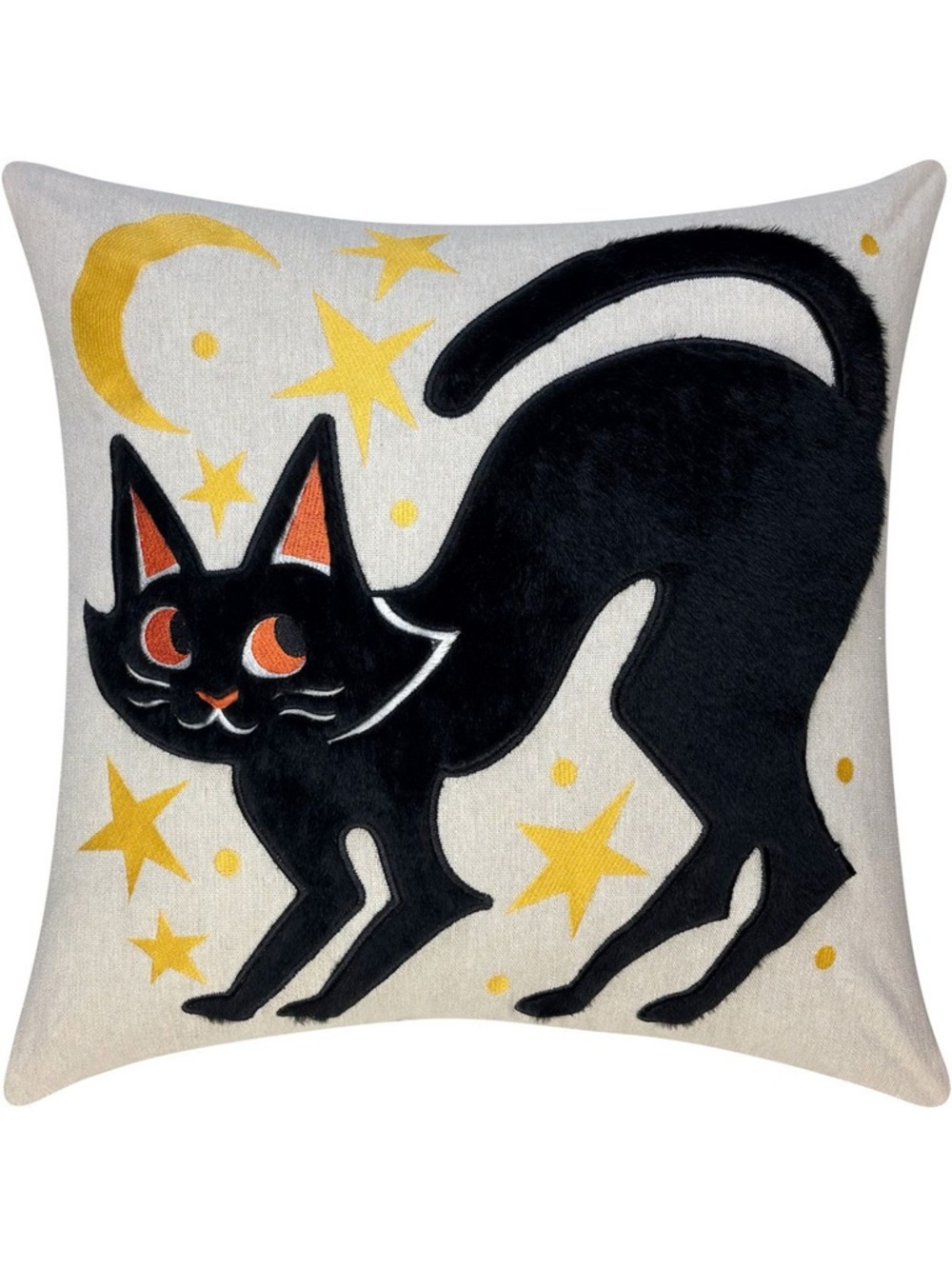 NWOT Celebrate Together™ Black Cat and Stars Throw Pillow